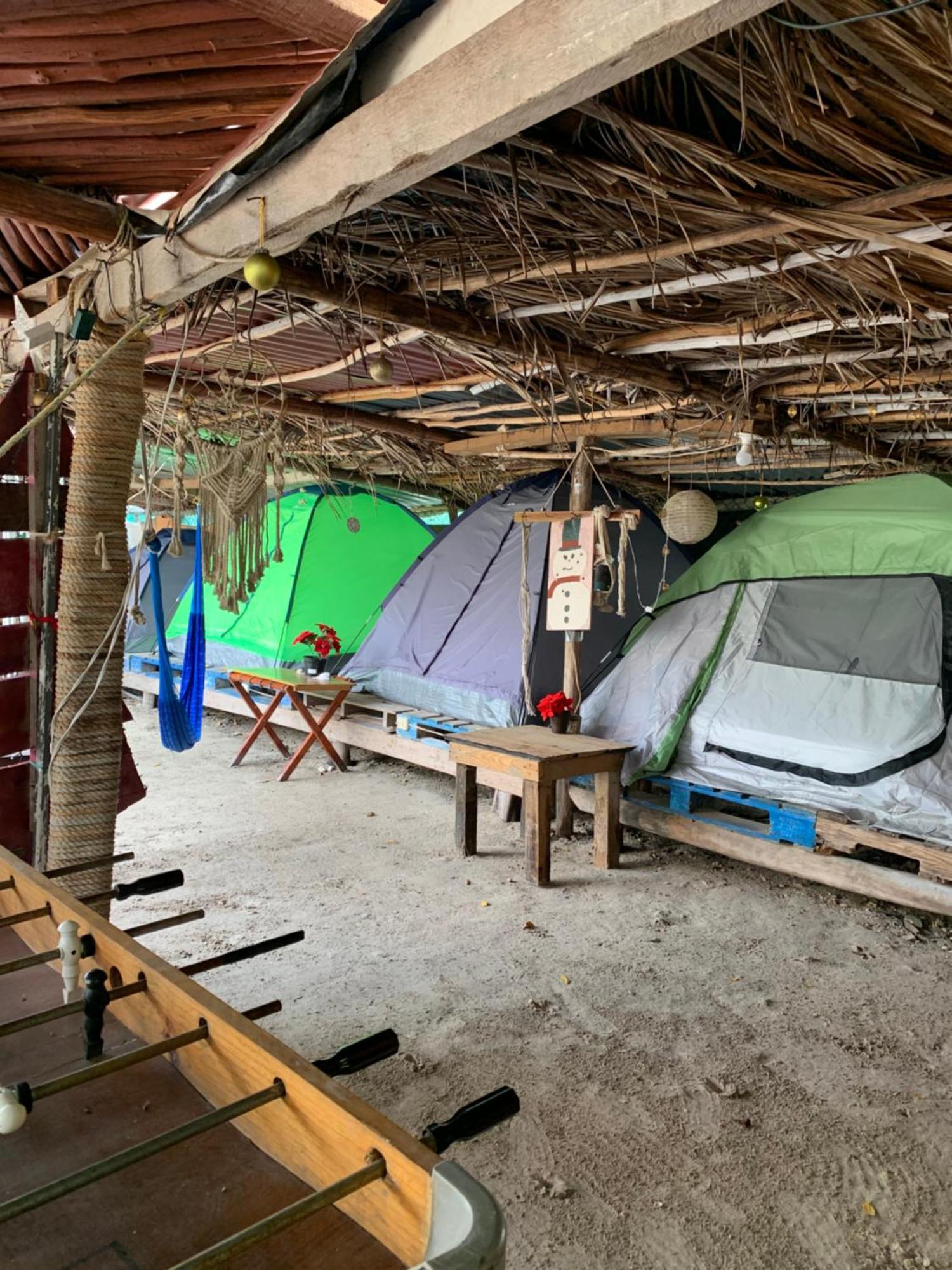 Casa de los Santos Camping y eco cabañas Isla Holbox Exterior foto